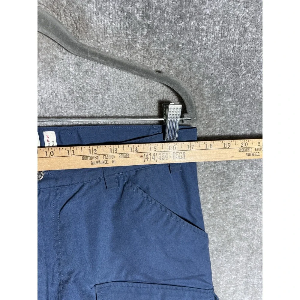 Fjallraven Greenland Pro G-1000 Cargo Trouser Pants Mens Sz 33-34 Blue Gorpcore